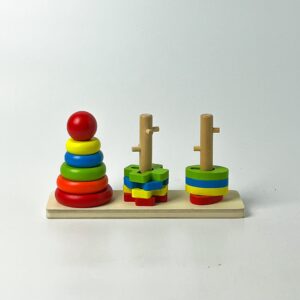 jeu de formes empilage 3 tours