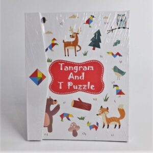 Tangram T puzzle – livre magnétique
