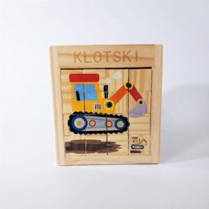 puzzle en bois - 16pcs - 2 en 1